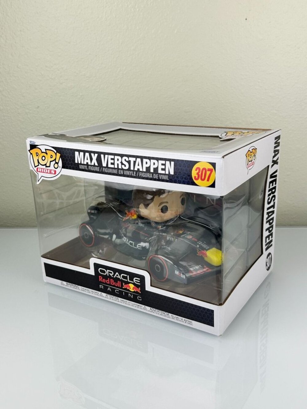 Funko Pop Rides Oracle Red Bull Racing Max Verstappen Deluxe #307 Figure Toy - Picture 14 of 16